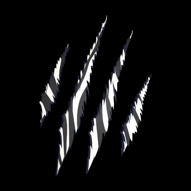 Zebra Zebra Pattern Claw Pattern