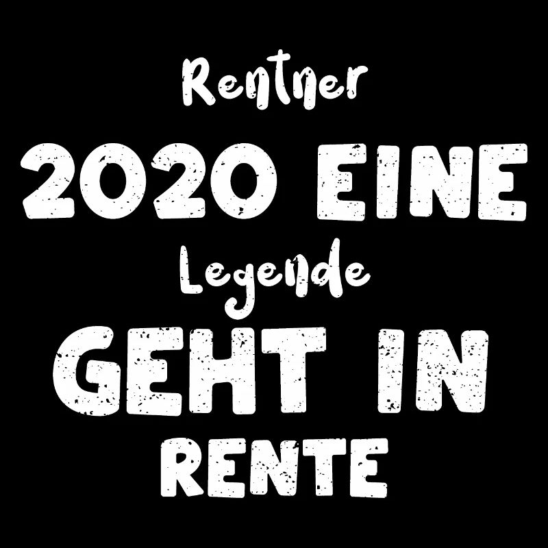 Rentner 2020 Eine Legende Geht I...