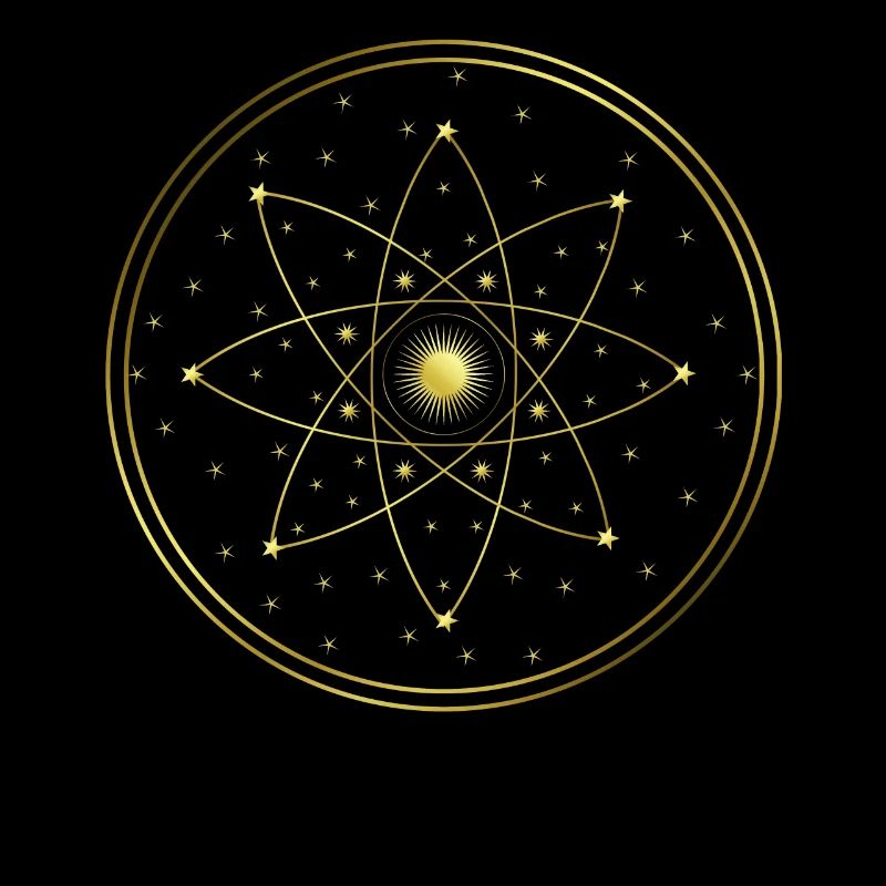 Étoiles - Soleil - Cercles - Graphisme - Géométrie