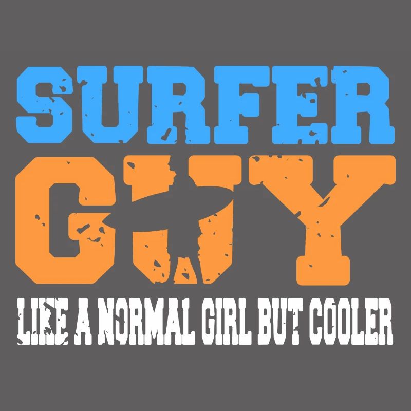 Surfeur guy comme un gars normal mais plus cool présent