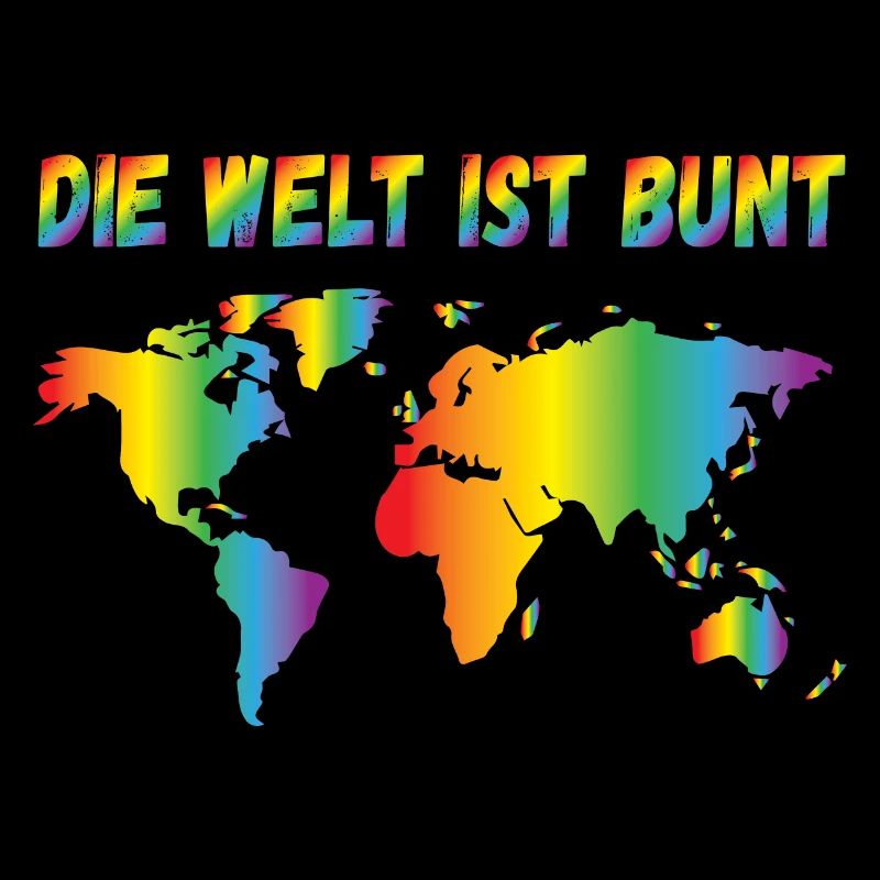 Rainbow Regenbogen Pride Homosexual Kleidung Mann