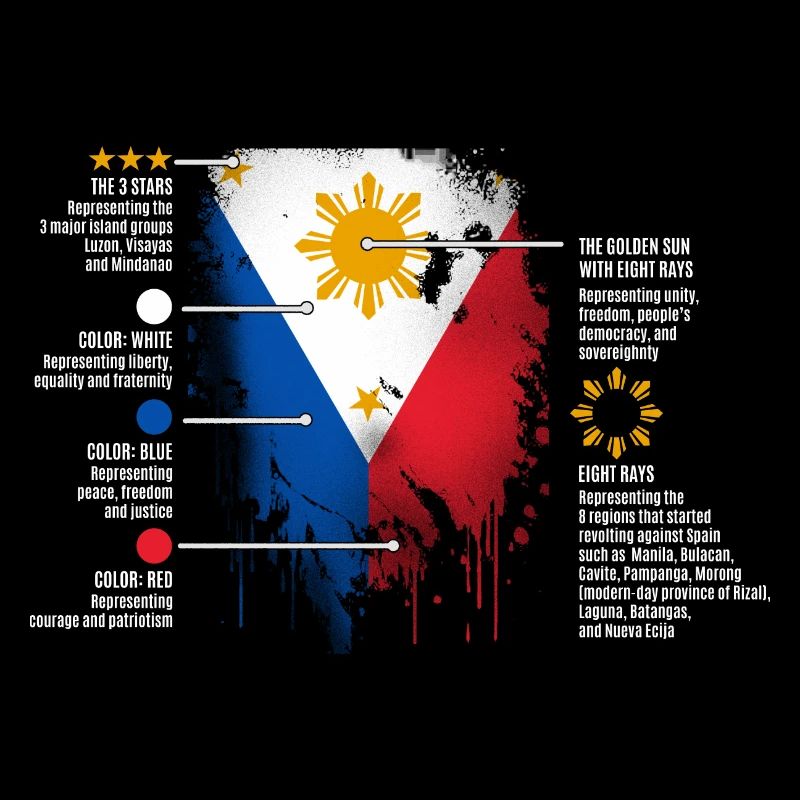 Philippines Filipino Flag Pride I Gift