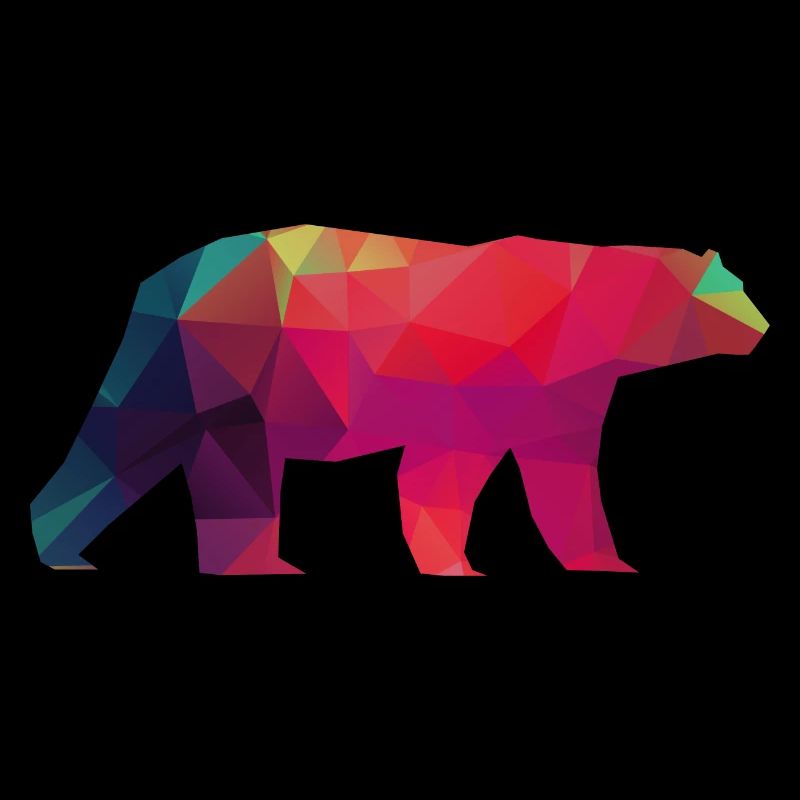 Eisbär Bunt Bär Polygon Antarktis Eisberg Eis Tier