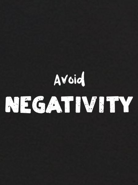 Avoid Negativity - Math