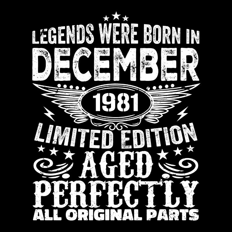 Décembre 1981 Anniversaire Décembre 1981 Décembre