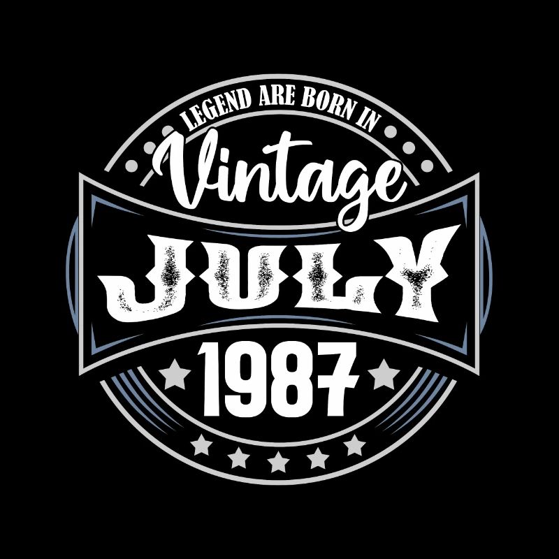 Juli 1987. Geburtstagsgeschenk Juli 1987.