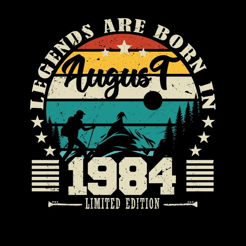 August 1984. Birthday gift August 1984. August