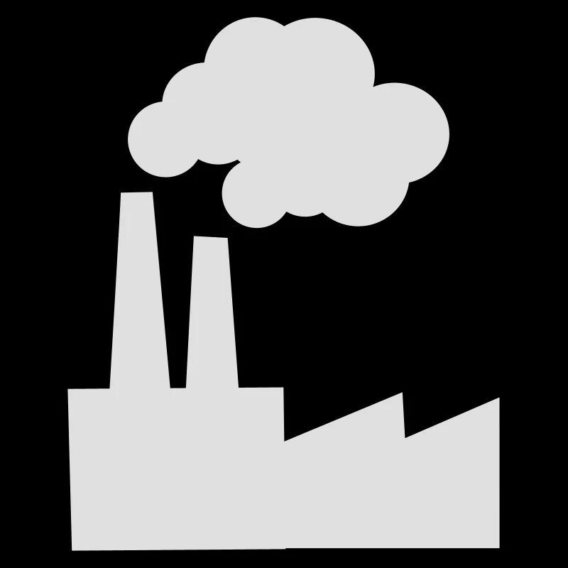 Rauchende Fabrik