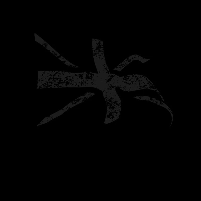 Great Britain Flag Black on Black Gift