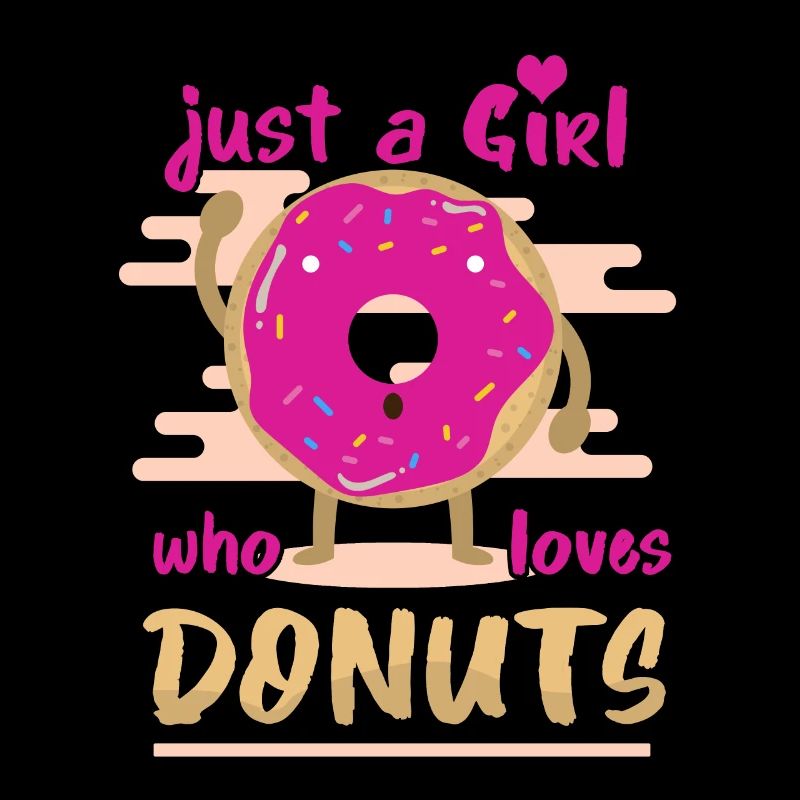 Donuts Mädchen Liebe