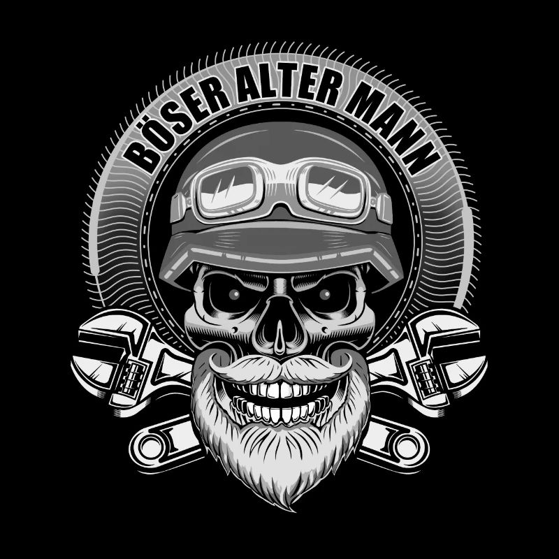 böser alter Mann, Motorradfahrer