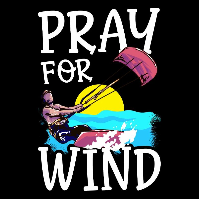 Kitesurfer Pray For Wind Kitesurfen