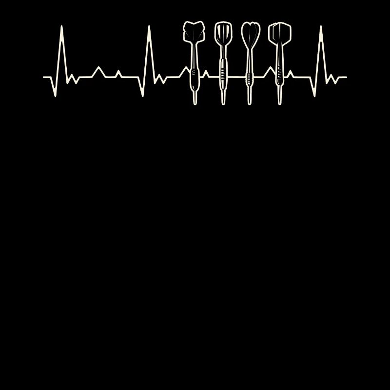 Flechas de dardos. Corazón. Amor. Ekg. Legumbres.