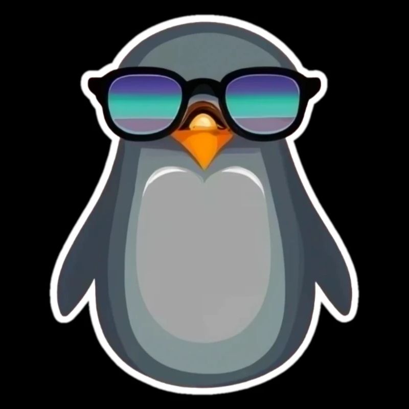 Penguin Class with Sunglasses