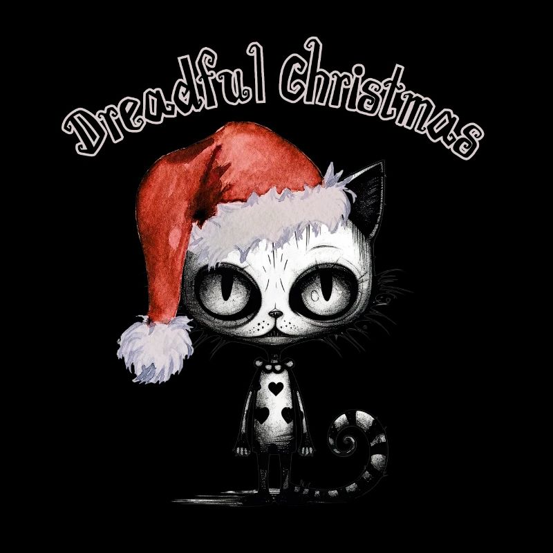 Chat grincheux de Noël épouvantable