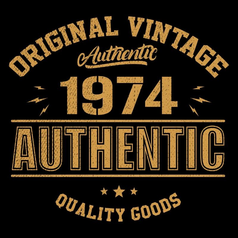 Authentic 1974 Cadeau D'anniversaire Original 1974