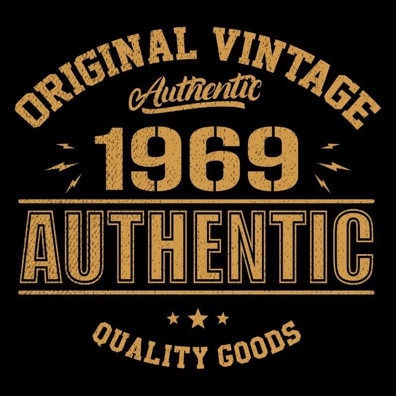 Authentic 1969 Cadeau D'anniversaire Original 1969