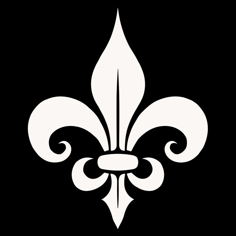 Symbolisches Fleur de Lis-Design