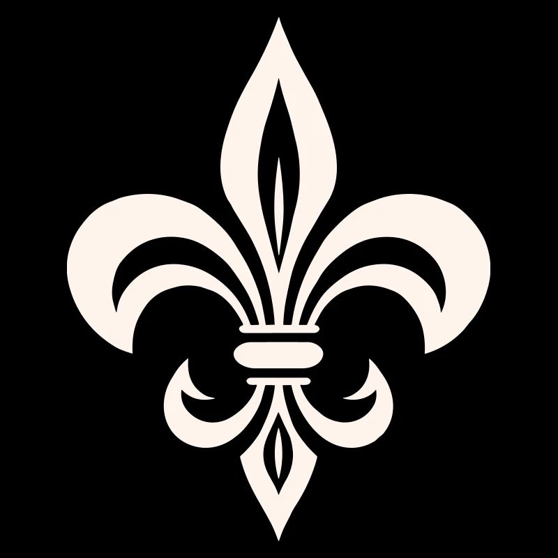 Ornement de lys Français