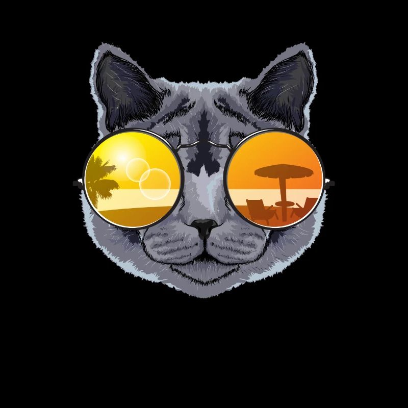 Sonnenbrille cool britisch Kurzhaar Katze Geschenk