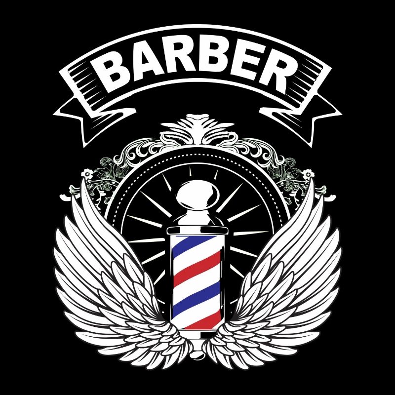 Barber - Barbier Pole - Grafik Geschenk