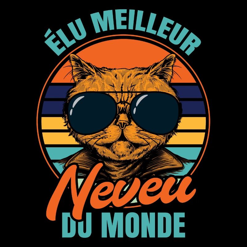 Élu meilleur neveu propriétaire chats
