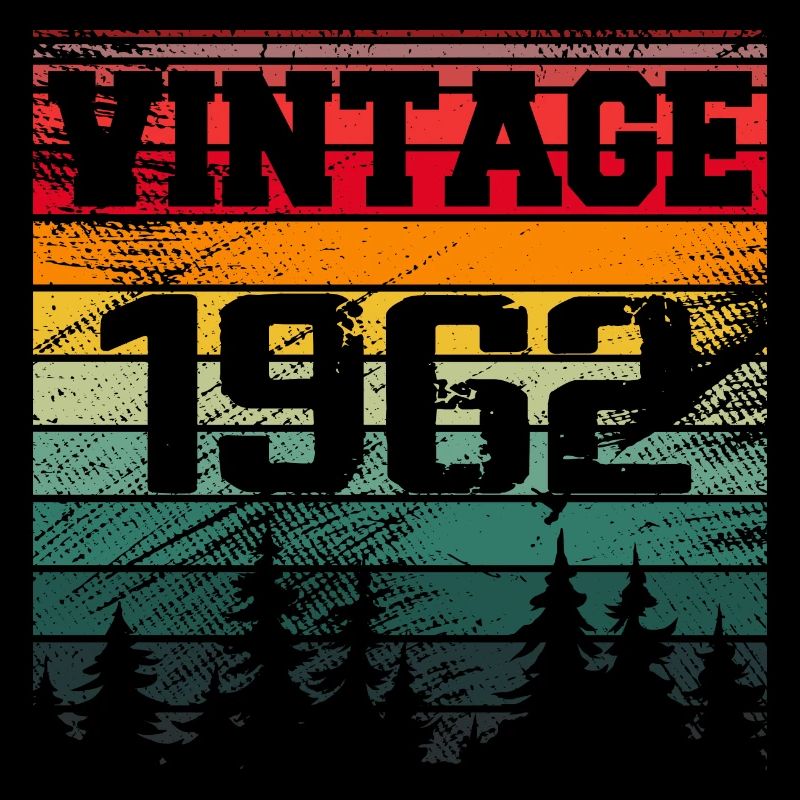 1962 Vintage 1962 Retro Geburtstagsgeschenk