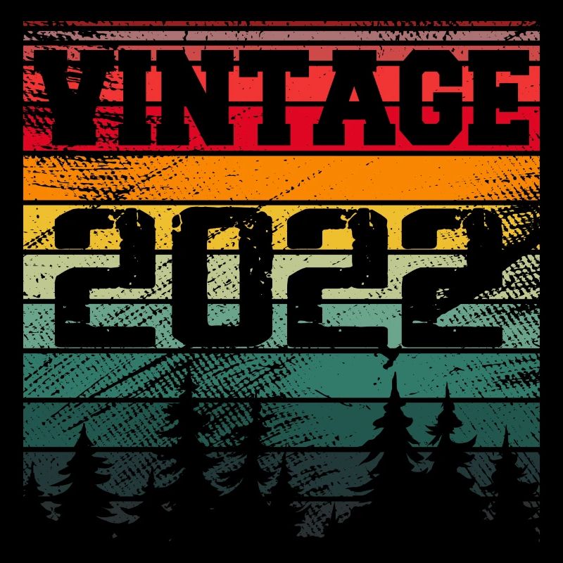 2022 Vintage Geburtstagsgeschenk 2022 Retro