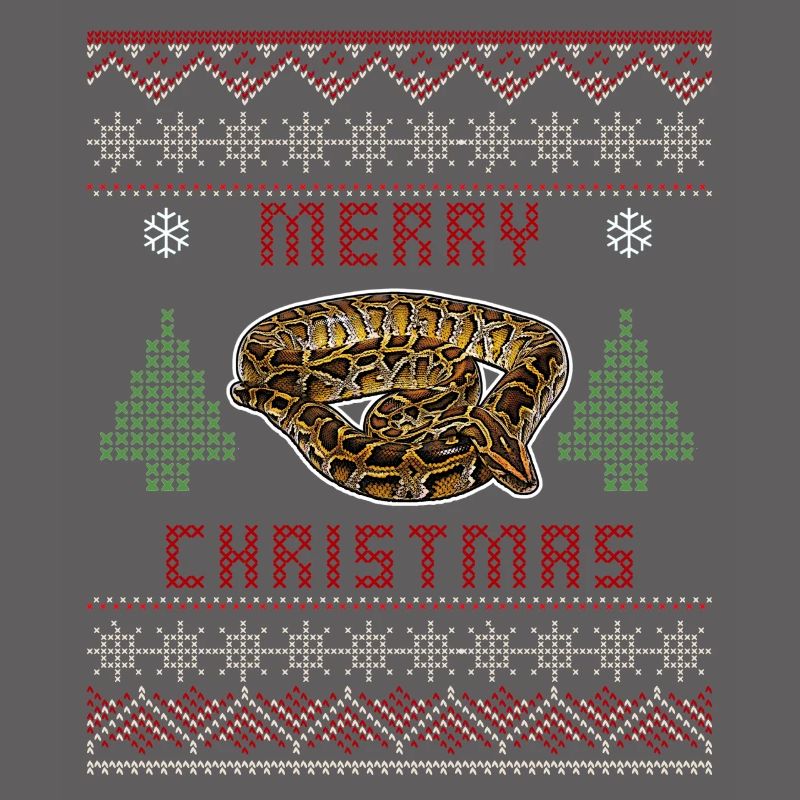 Burmesische Python Weihnachten