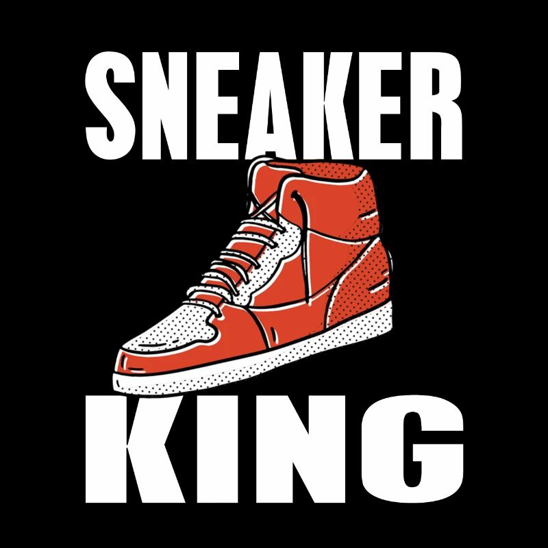Sneaker King Cool Retro Vintage Sneaker Head