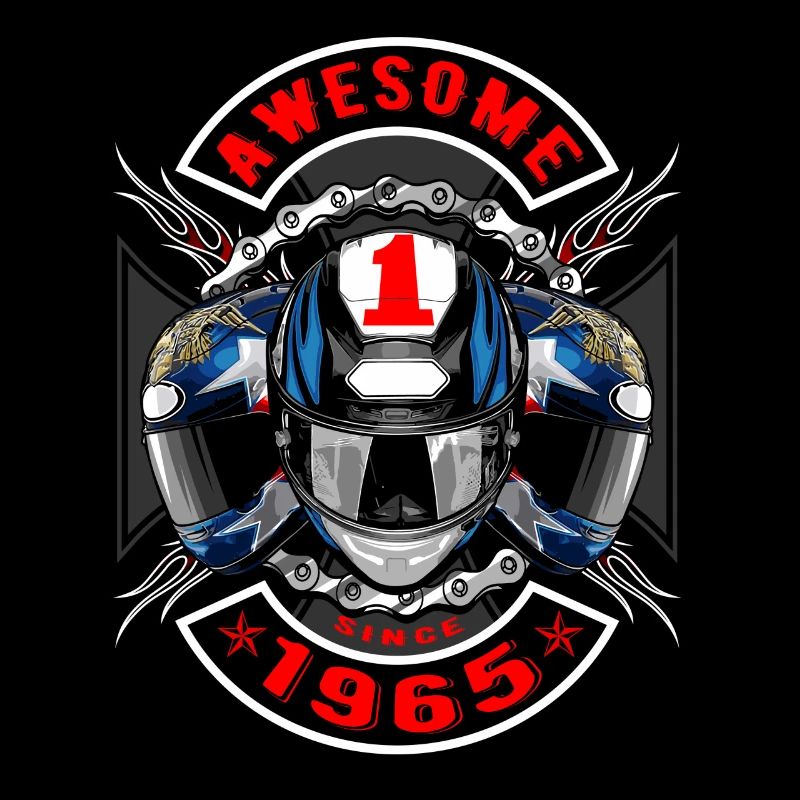 Awesome since 1965, Biker Geburtstag