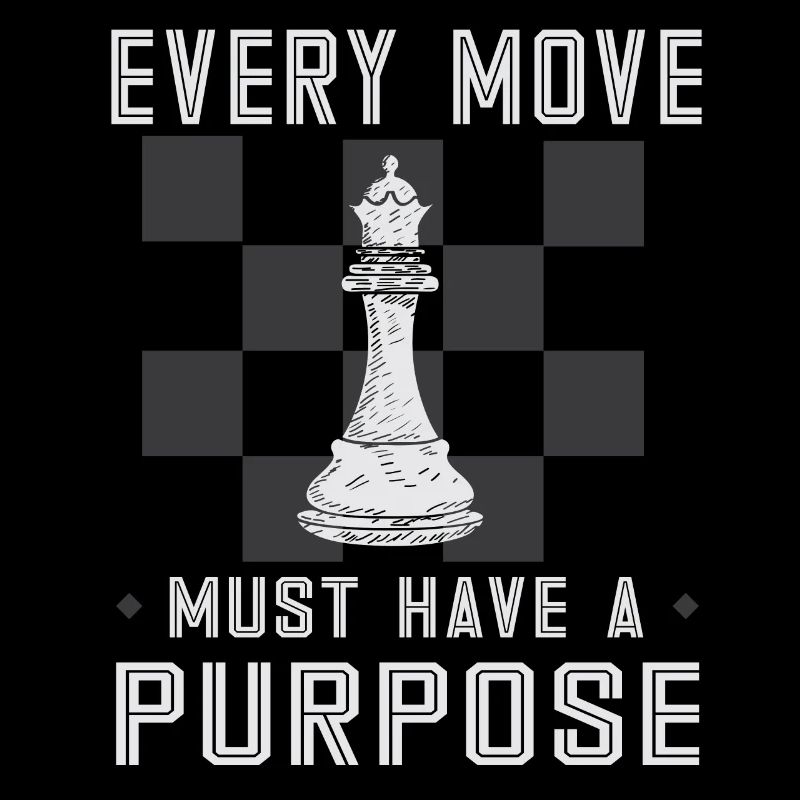 Lusitger Schachspieler Spruch I Schach