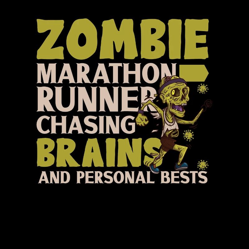 Horreur Zombie Runner Semi-Marathon Course Jogging
