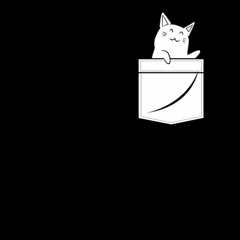 Poche de poitrine de chat