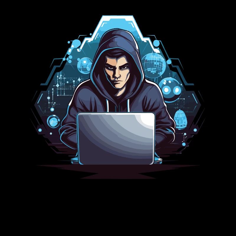 Lustiger Hacker Art Hacking Liebhaber Computer