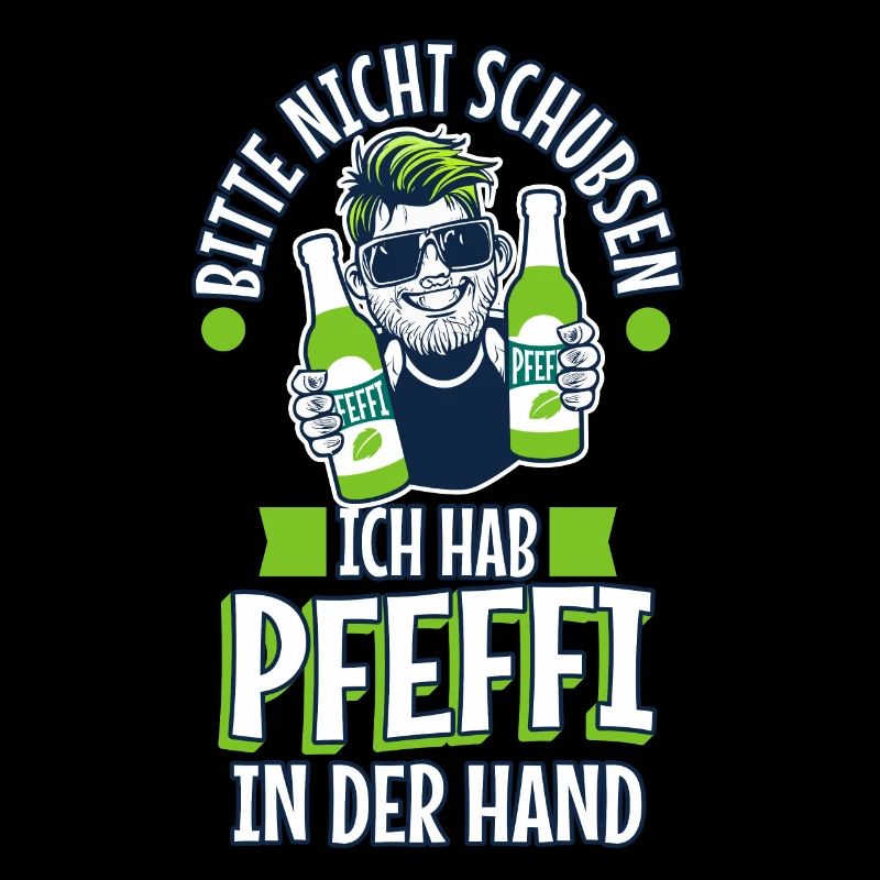 Bitte nicht schubsen ich hab Pfeffi in der Hand