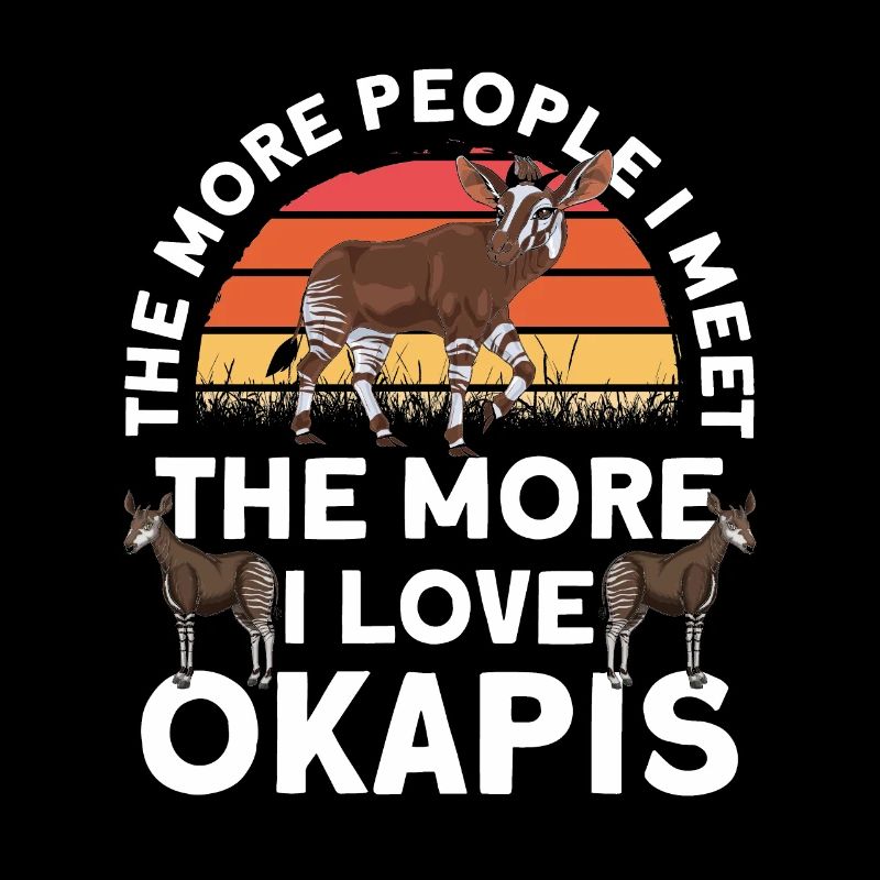 Funny zookeeper okapi lover