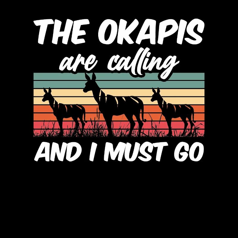 Funny zookeeper okapi lover