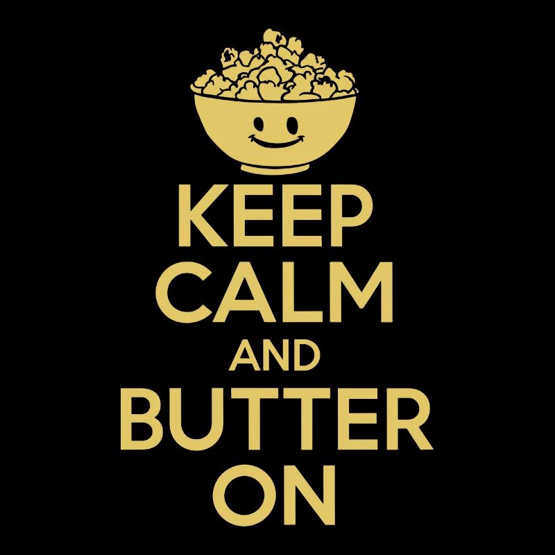 Funny popcorn saying, binge-watching popcorn