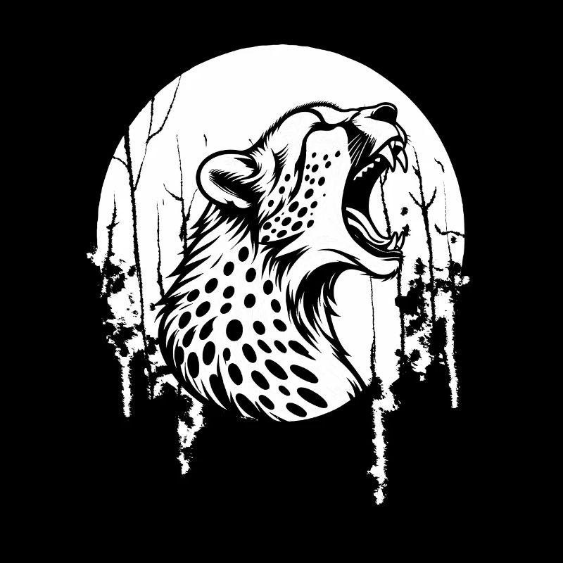 Hurlement de la lune guépard