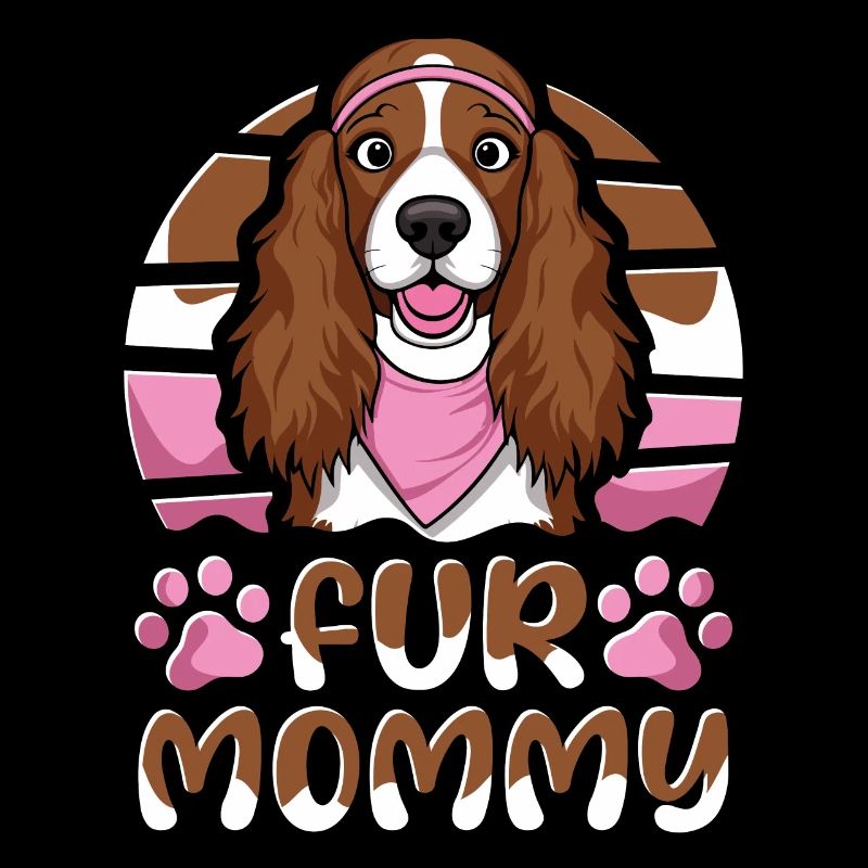 Cocker Spaniel Maman Chien Maman Pour Maman