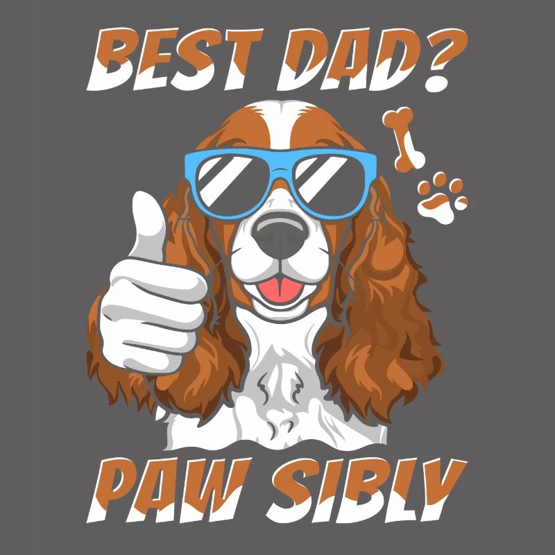 Cocker Spaniel Father Best Dad Pawsibly