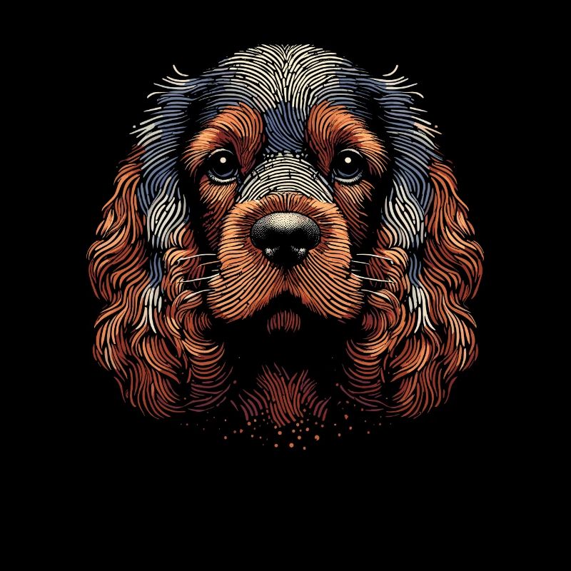 Cocker Spaniel Fingerabdruck