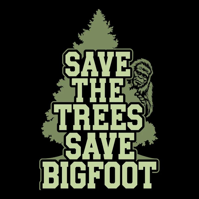 Bigfoot croyant Sasquatch Cryptide Créature de la forêt