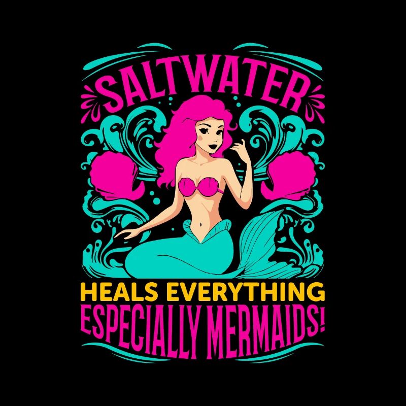 Saltwater heals everything - especially mermaids!