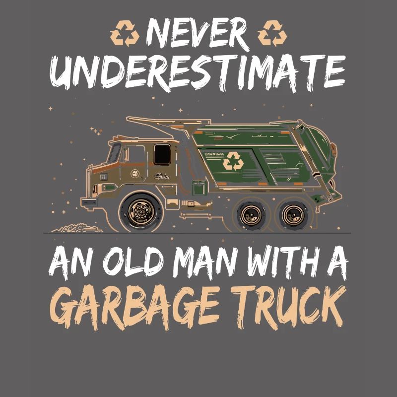 Garbage truck driver for sanitation workers
