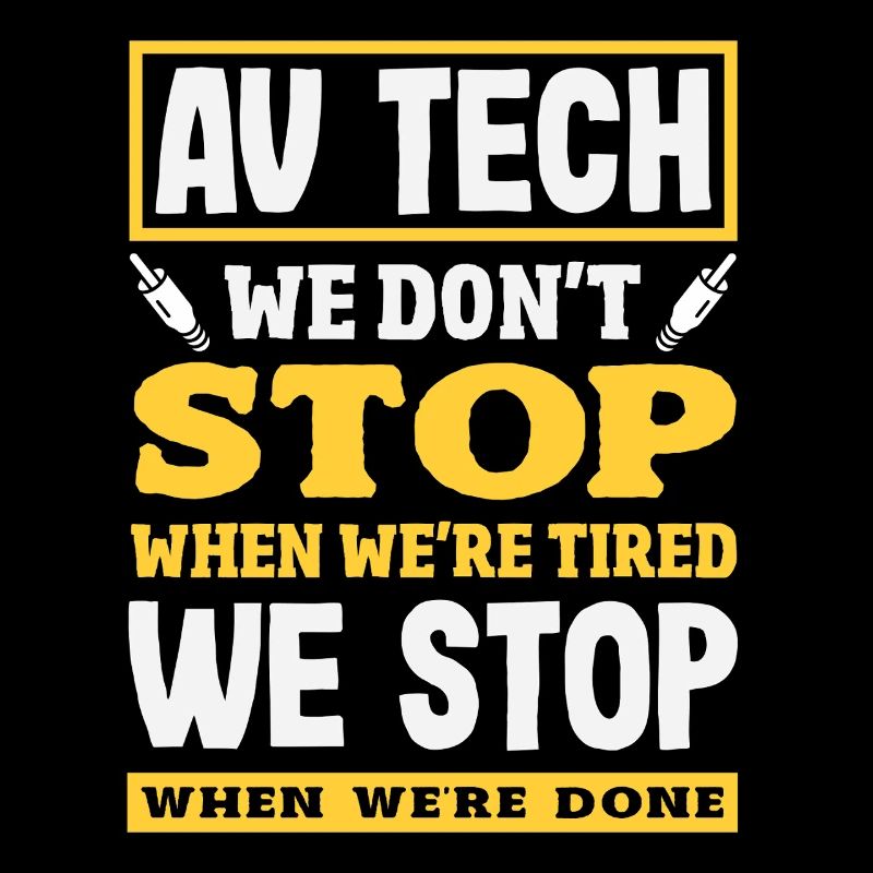 Drôle de technicien audiovisuel AV Tec