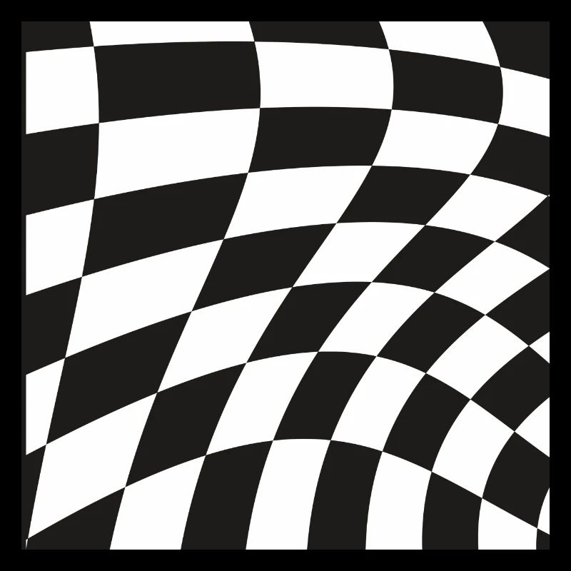 Optical illusion pattern shapes geometry gift