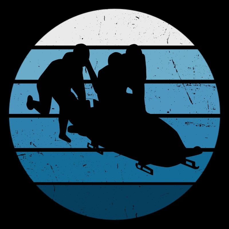 Piste de bobsleigh Bob sur bobsleigh Bobsleigh à deux