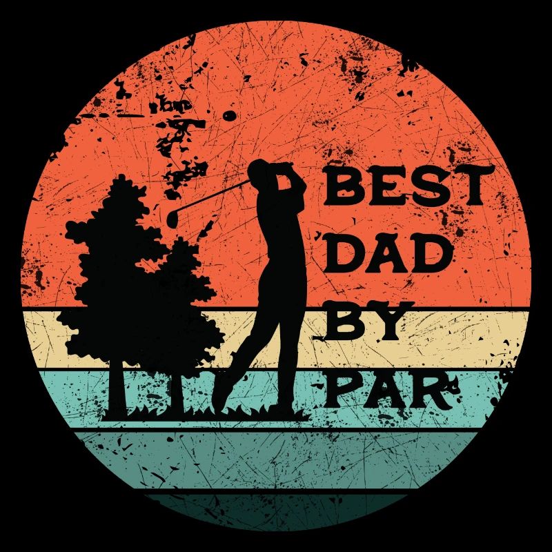 BESTER PAPI PAR GOLF GOLFER CLUB BALL SPRUCH MOTIV